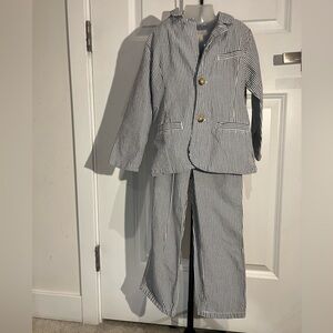 Cherokee Striped Blazer and Pants Set